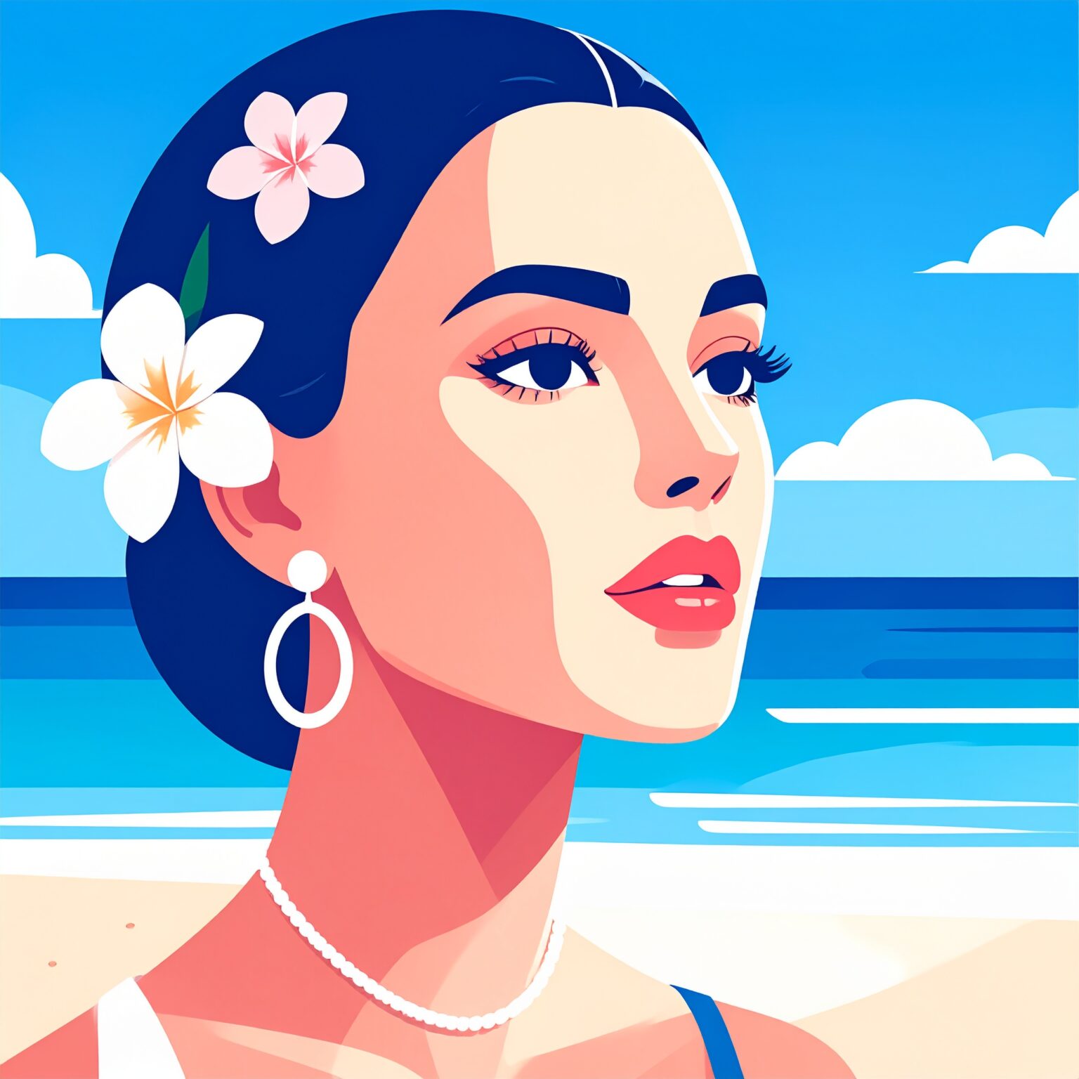 tropical portrait